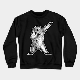 Bear dabbing bear lover bear Crewneck Sweatshirt